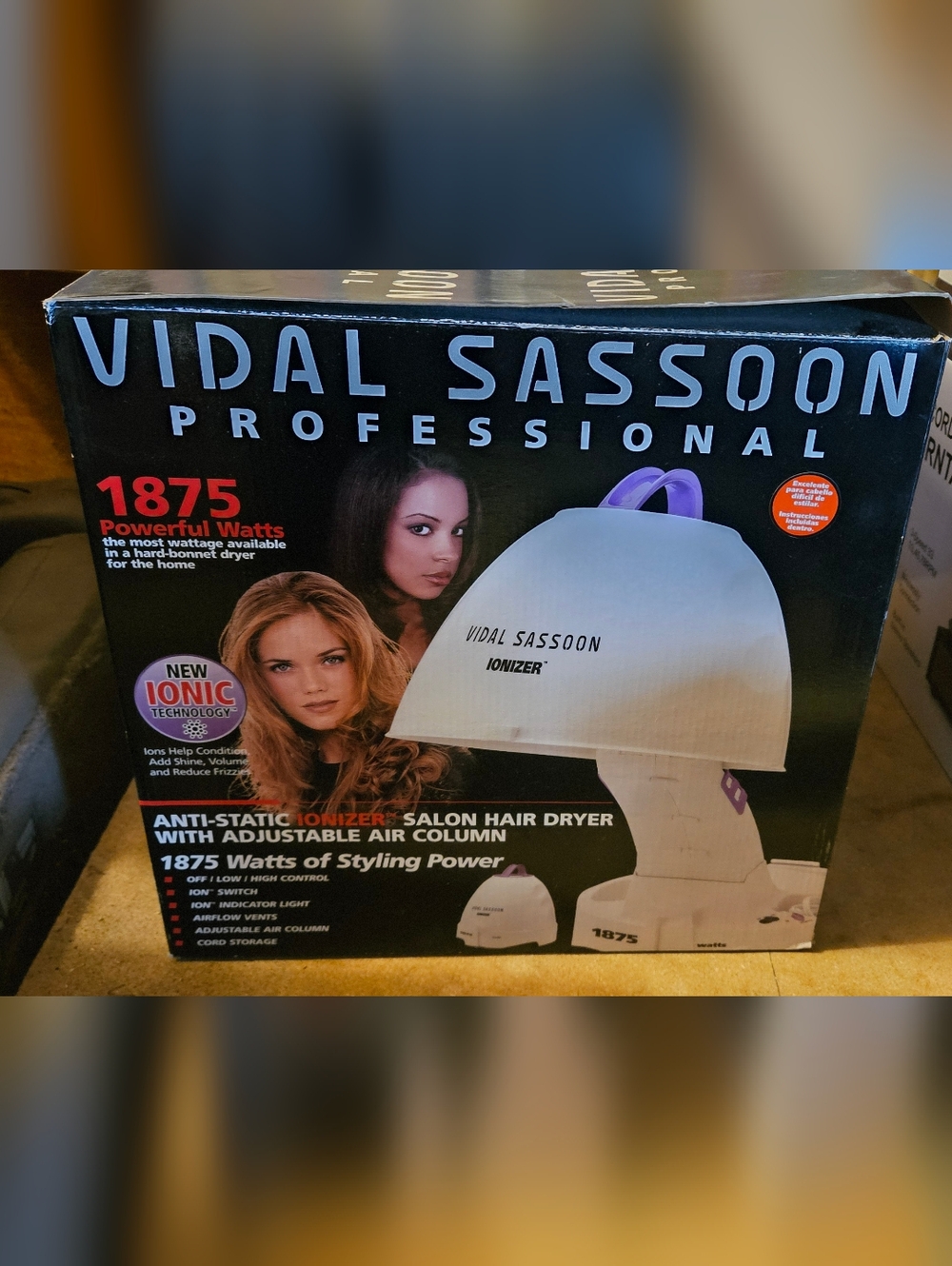 Vidal Sassoon Professional Salon Hair Dryer - White
